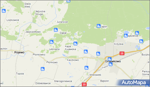 mapa Godzięba, Godzięba na mapie Targeo