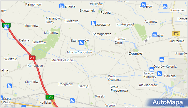 mapa Golędzkie, Golędzkie na mapie Targeo