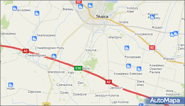 mapa Gółkowo, Gółkowo na mapie Targeo