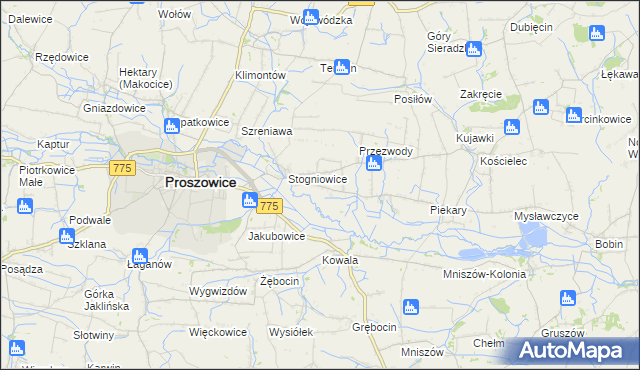 mapa Górka Stogniowska, Górka Stogniowska na mapie Targeo