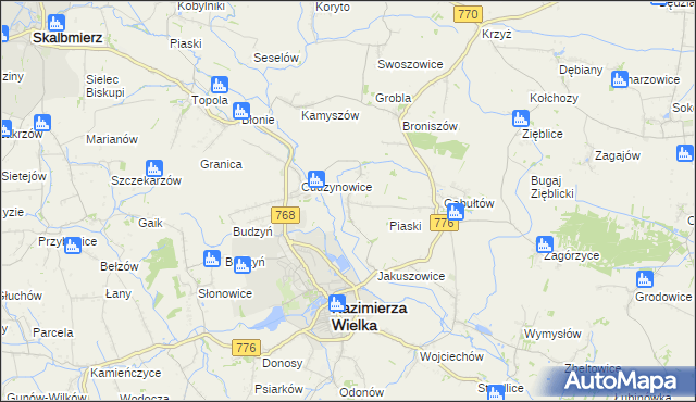 mapa Hołdowiec, Hołdowiec na mapie Targeo