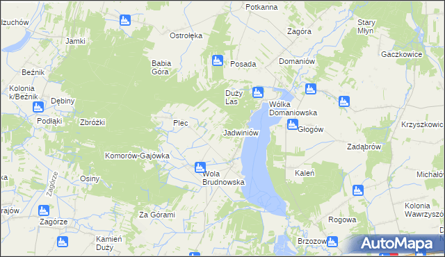 mapa Jadwiniów, Jadwiniów na mapie Targeo