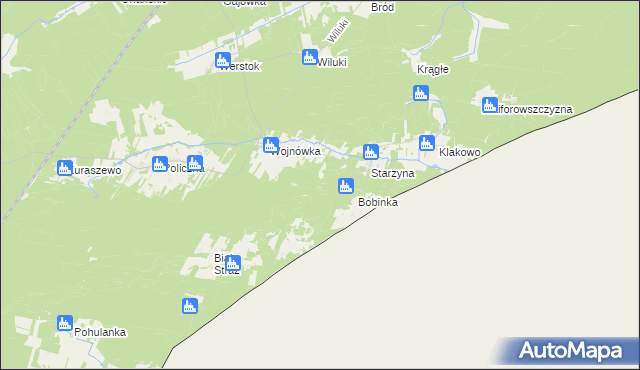 mapa Jodłówka gmina Dubicze Cerkiewne, Jodłówka gmina Dubicze Cerkiewne na mapie Targeo