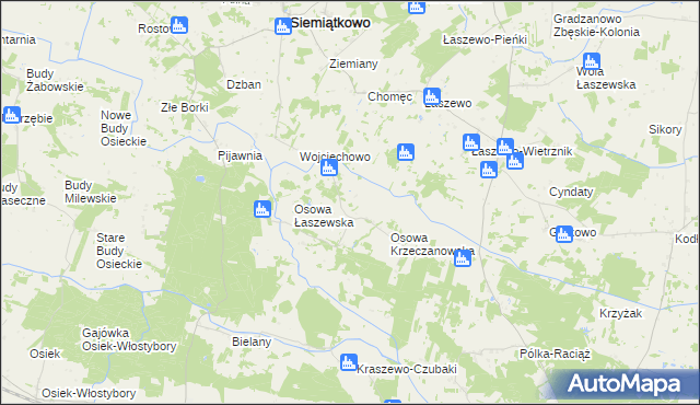 mapa Julianowo gmina Siemiątkowo, Julianowo gmina Siemiątkowo na mapie Targeo