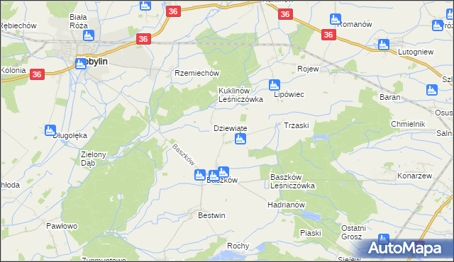 mapa Katarzynów gmina Zduny, Katarzynów gmina Zduny na mapie Targeo