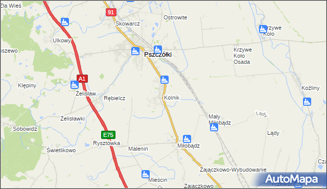 mapa Kolnik, Kolnik na mapie Targeo