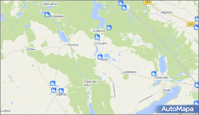 mapa Kolsk, Kolsk na mapie Targeo