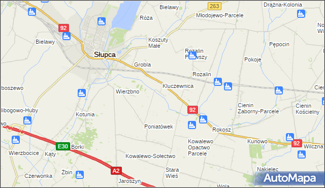 mapa Kowalewo-Góry, Kowalewo-Góry na mapie Targeo