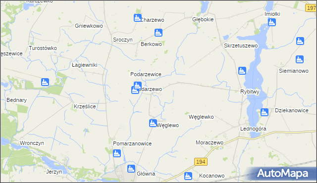 mapa Latalice, Latalice na mapie Targeo
