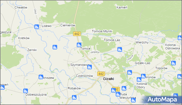 mapa Leszczyca, Leszczyca na mapie Targeo