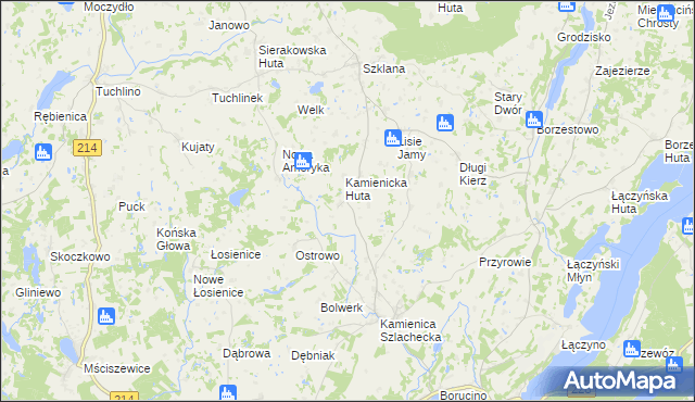 mapa Leszczynki, Leszczynki na mapie Targeo