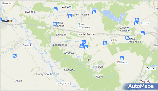 mapa Liszno, Liszno na mapie Targeo