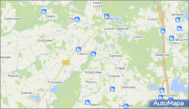 mapa Łozinka, Łozinka na mapie Targeo