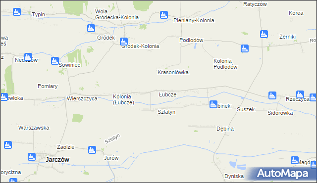 mapa Łubcze, Łubcze na mapie Targeo