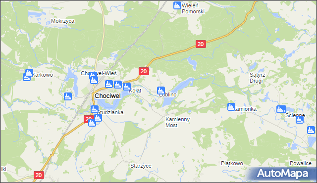 mapa Lublino, Lublino na mapie Targeo