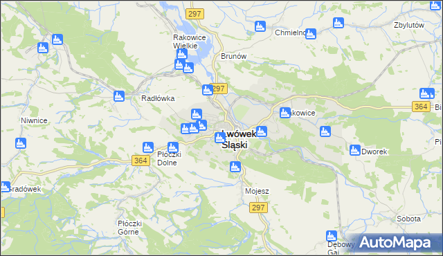 mapa Lwówek Śląski, Lwówek Śląski na mapie Targeo