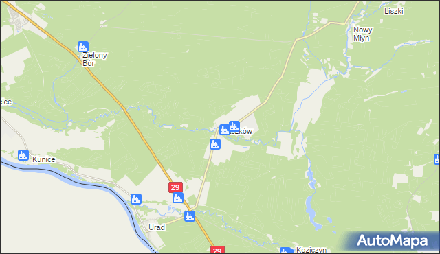 mapa Maczków, Maczków na mapie Targeo