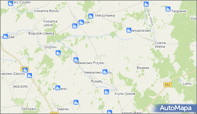 mapa Makarki, Makarki na mapie Targeo