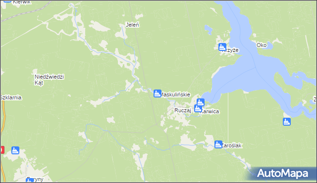 mapa Maskulińskie, Maskulińskie na mapie Targeo