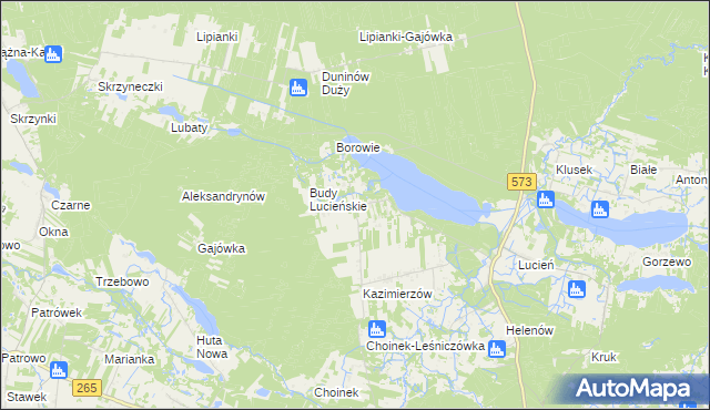 mapa Miałkówek, Miałkówek na mapie Targeo