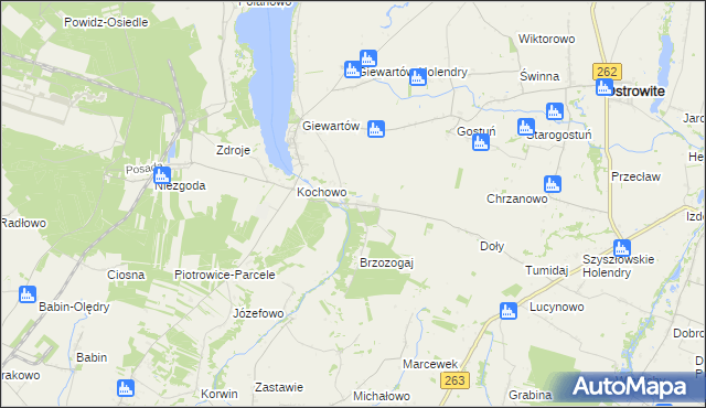mapa Mieczownica, Mieczownica na mapie Targeo