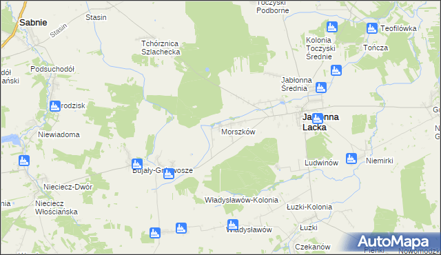 mapa Morszków, Morszków na mapie Targeo