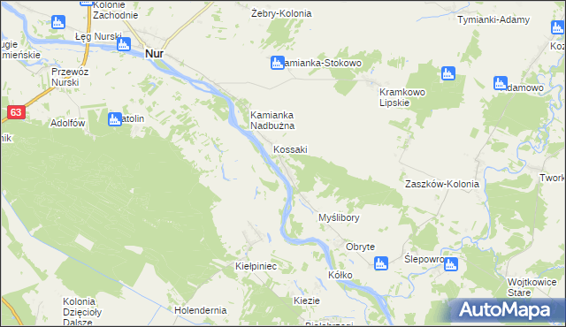 mapa Murawskie Nadbużne, Murawskie Nadbużne na mapie Targeo