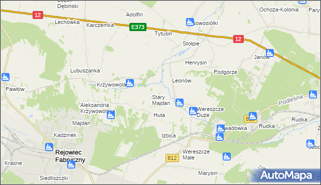 mapa Niemirów gmina Rejowiec, Niemirów gmina Rejowiec na mapie Targeo