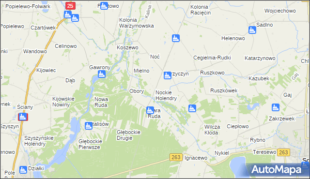 mapa Nockie Holendry, Nockie Holendry na mapie Targeo