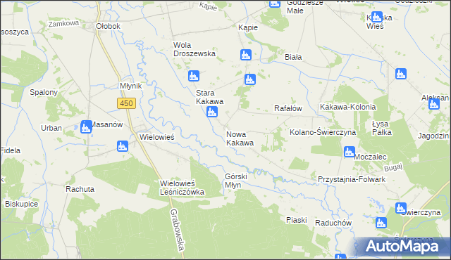 mapa Nowa Kakawa, Nowa Kakawa na mapie Targeo