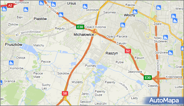 mapa Nowe Grocholice, Nowe Grocholice na mapie Targeo