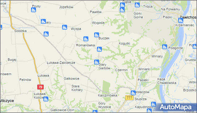 mapa Nowy Garbów, Nowy Garbów na mapie Targeo