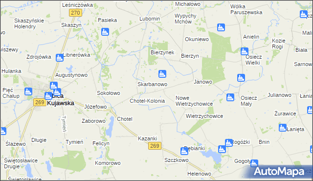 mapa Obałki, Obałki na mapie Targeo