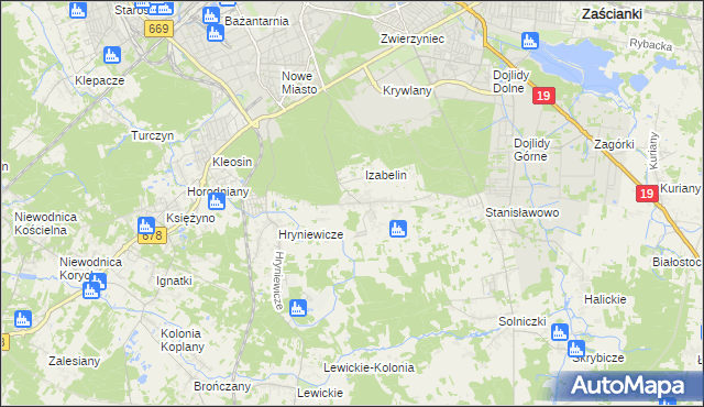 mapa Olmonty, Olmonty na mapie Targeo