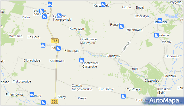 mapa Opatkowice Drewniane, Opatkowice Drewniane na mapie Targeo