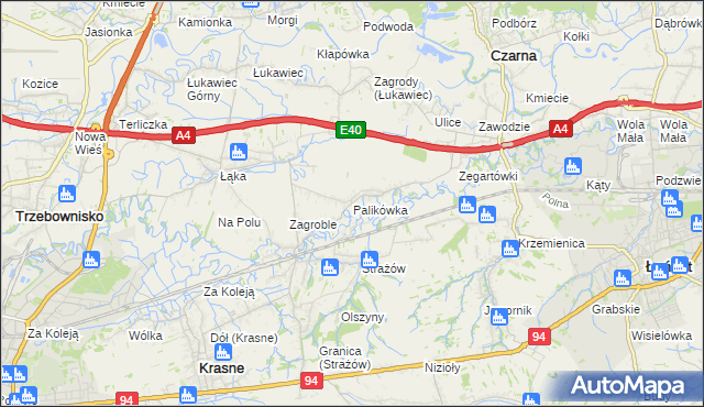 mapa Palikówka, Palikówka na mapie Targeo