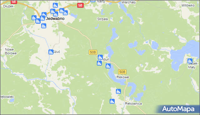 mapa Piduń, Piduń na mapie Targeo