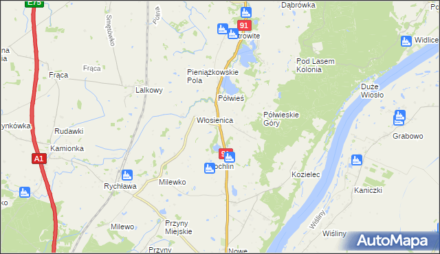 mapa Pieniążkowo, Pieniążkowo na mapie Targeo