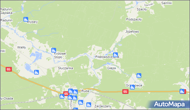 mapa Piłatowszczyzna, Piłatowszczyzna na mapie Targeo