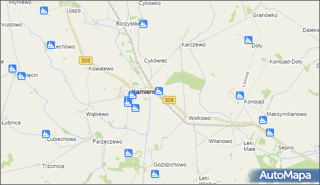 mapa Plastowo, Plastowo na mapie Targeo
