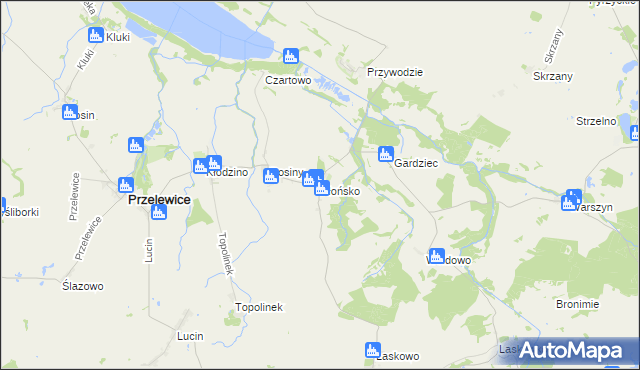 mapa Płońsko, Płońsko na mapie Targeo
