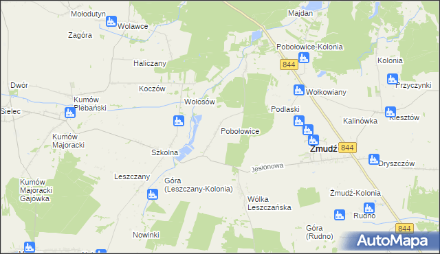 mapa Pobołowice, Pobołowice na mapie Targeo