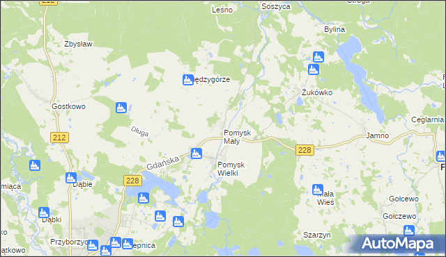 mapa Pomysk Mały, Pomysk Mały na mapie Targeo
