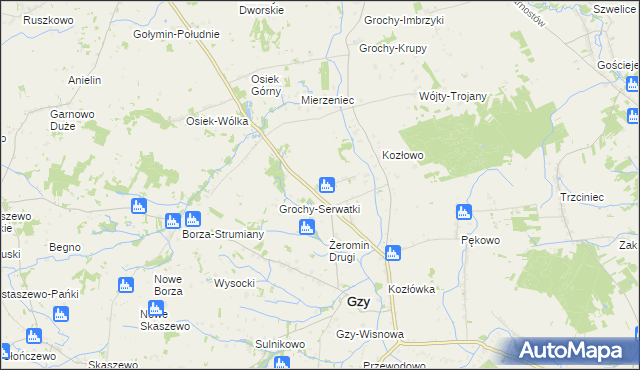mapa Porzowo, Porzowo na mapie Targeo