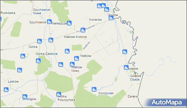 mapa Prehoryłe, Prehoryłe na mapie Targeo