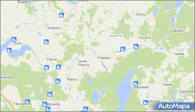 mapa Prejłowo, Prejłowo na mapie Targeo