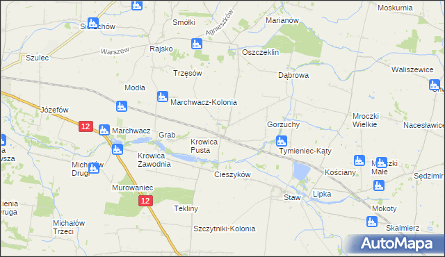 mapa Radliczyce, Radliczyce na mapie Targeo