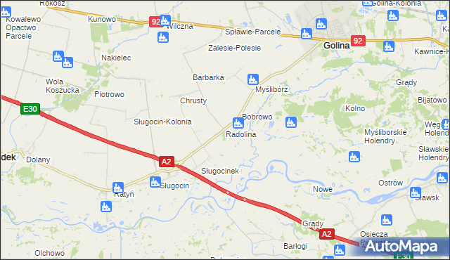 mapa Radolina, Radolina na mapie Targeo