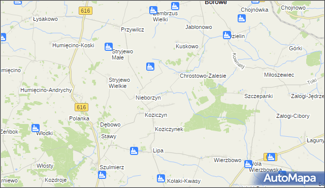 mapa Radomka, Radomka na mapie Targeo