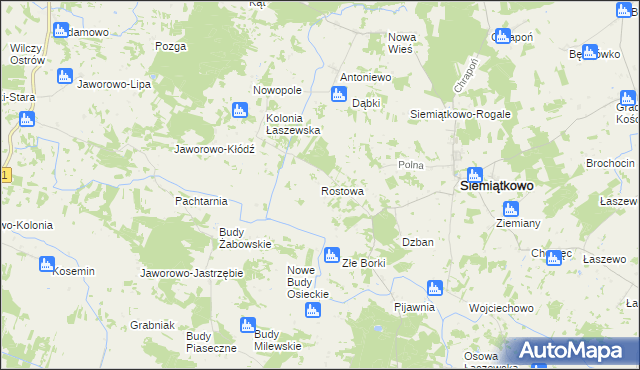 mapa Rostowa, Rostowa na mapie Targeo
